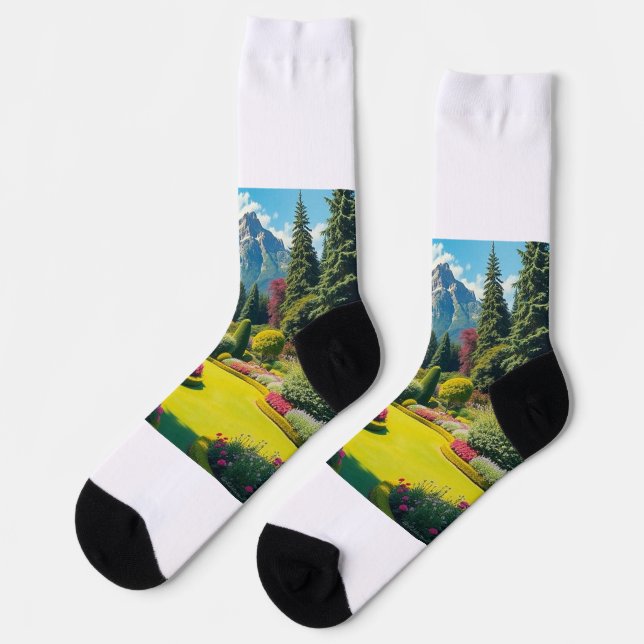 Chaussette Touches du graphique à boutons (Gauche)