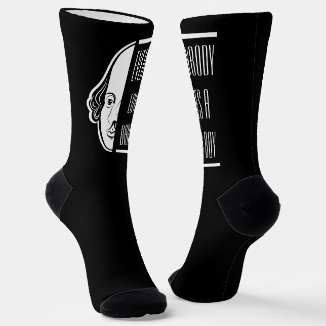 Chaussette Tout Le Monde Aime Un Garçon De Bard Shakespeare T (Angulaire)