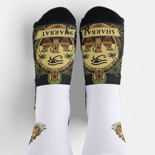 Chaussette Traditional Egyptian Logo Design for Sharbat (Haut)