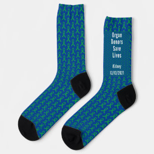 Chaussette Transplanter le ruban vert Chaussettes personnalis