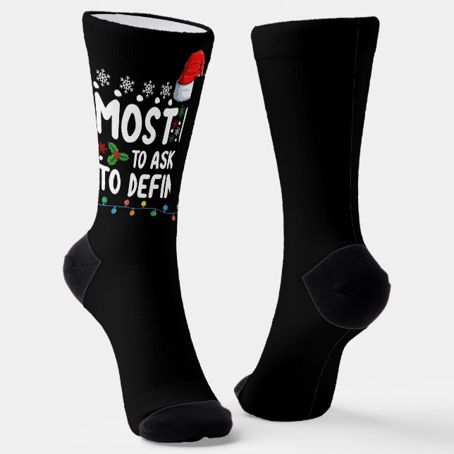 Chaussette Très Probable De Demander À Père Noël De Définir L (Angulaire)