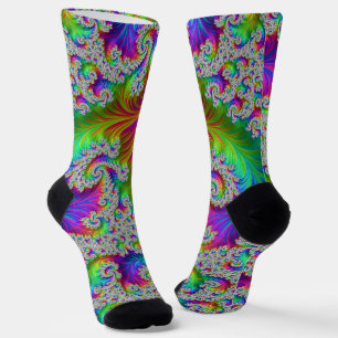 Chaussette Tripant vibrant audacieux tripant spirale arc-en-c