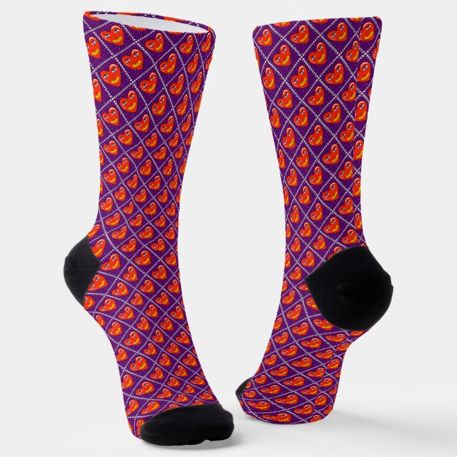 Chaussette Trippy Heart (Angulaire)