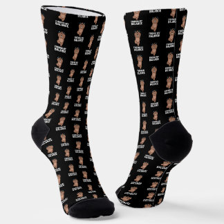Chaussette Trouver mon équilibre Ours de yoga drôle humour