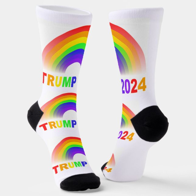Chaussette Trump 2024 Rainbow (Angulaire)