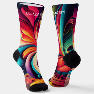 Chaussette Tu Me Frappes Les Chaussettes ! Chaussettes