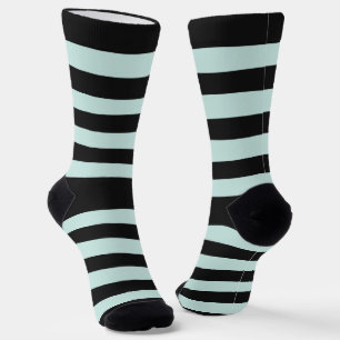 Chaussette Turquoises bandes