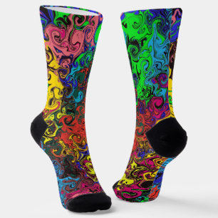 Chaussette Twirlers colorés Abstraits /