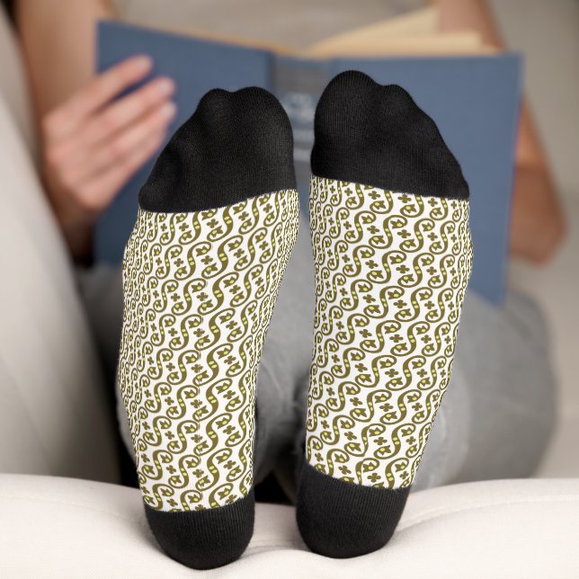 Chaussette Un tapis rectangulaire avec un motif géométrique c (Fond)