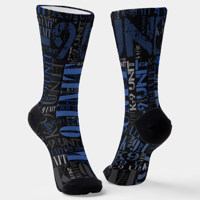 Chaussette Unité K-9 - Unité de chiens de police (Angulaire)