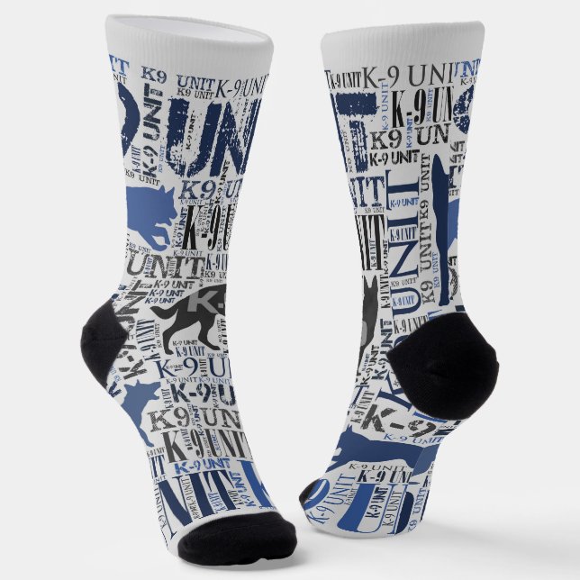 Chaussette Unité K-9 - Unité de chiens de police (Angulaire)