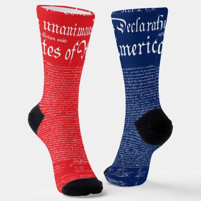 Chaussette US Declaration of Independence (Angulaire)