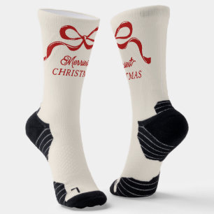 Chaussette Vacances de Noël rétro