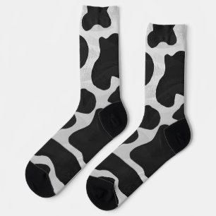 Chaussette Vache Motif noir et blanc