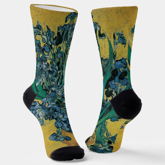 Chaussette Vase Still Life avec Irises par Vincent van Gogh (Angulaire)