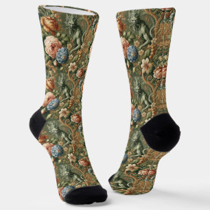 Chaussette Verdant's Wrath - Tapisserie victorienne gothique