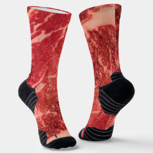 Chaussette Viande Rouge Crue de Qualité Supérieure   Photo Ma