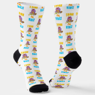 Chaussette Vibes de remerciement