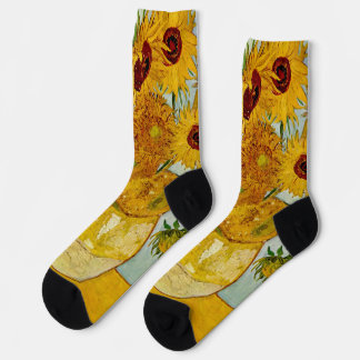 Chaussette Vincent Van Gogh 12 Tournesols Impressionniste