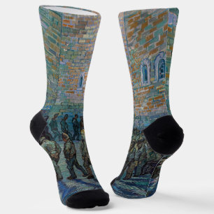 Chaussette Vincent van Gogh - La cour de la prison