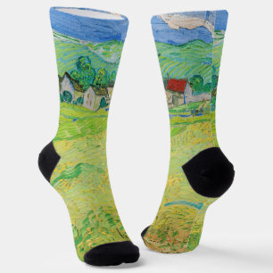 Chaussette Vincent van Gogh - Vue des Vessenots près d'Auvers