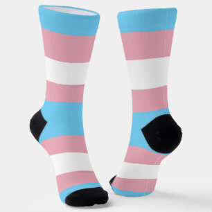 Chaussette Visibilité du drapeau de fierté transgenre de Slip