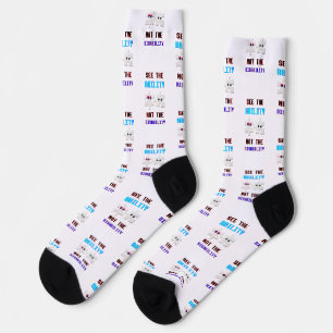 Chaussette Voir La Capacité Pas Le Handicap Spectre Autisme