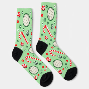 Chaussette Volleyball Noël Cadeaux Chaussettes cadeaux