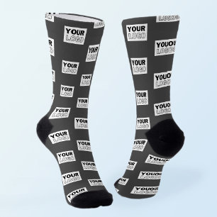 Chaussette Votre conception d'image ou logo d'entreprise en m
