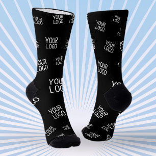 Chaussette Votre conception, photo ou logo d'entreprise en mo