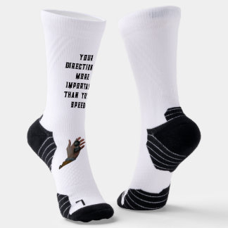 Chaussette votre direction est plus importante que votre vite