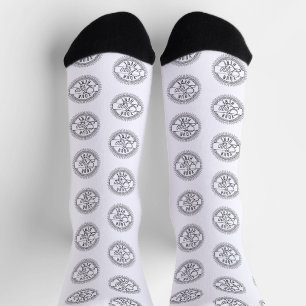 Chaussette Votre logo d'entreprise personnalisé