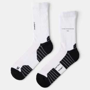 Chaussette Votre photo ou texte ici (conception personnalisab