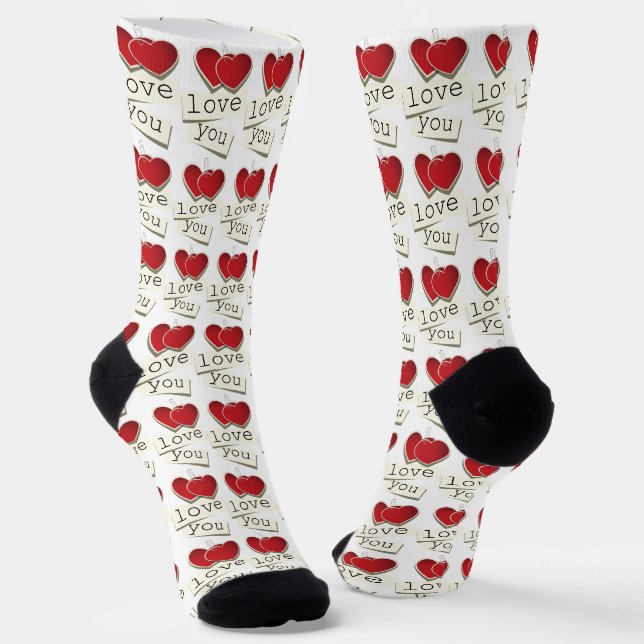 Chaussette Vous aimez Valentine (Angulaire)