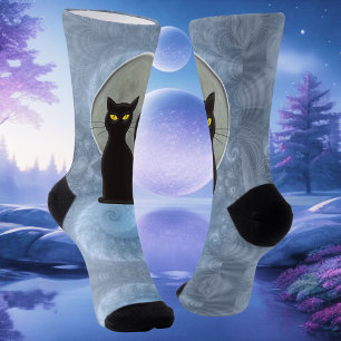 Chaussette Whiskers au clair de lune : Chat Familier