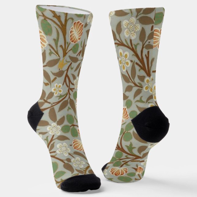 Chaussette William Morris Clover Fleur botanique (Angulaire)