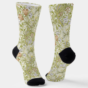Chaussette William Morris Jardin Fleur de Lys Classique