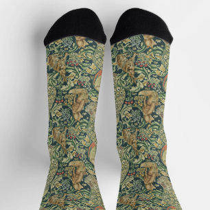 Chaussette William Morris "La Forêt" Faune