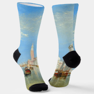Chaussette William Turner - Venise, le Dogana et San Giorgio