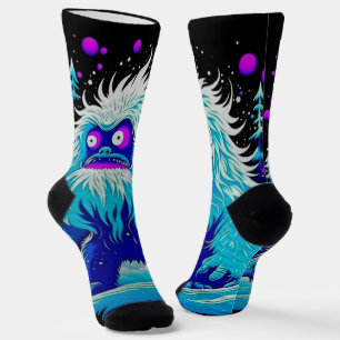 Chaussette Yeti Winter Wonderland