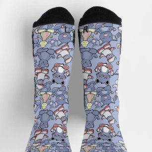 Chaussette Yoga pose motif   Yoga sans couture motif 49 Faux