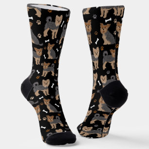 Chaussette Yorkshire Terrier Paws et Bones Yorkie Chien
