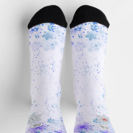 Chaussette You Melt My Heart Snowflakes