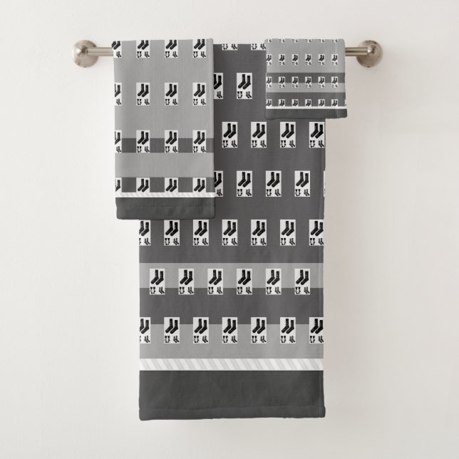 Chaussettes Gris Novelty (En situation)
