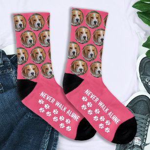 Chaussettes personnalisées pour chien photo pour a