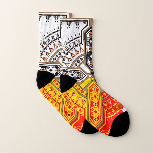 Chaussettes pour hommes et femmes (4 directions) (Paire)