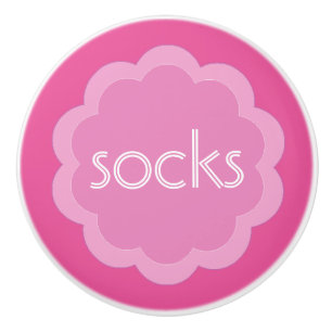 Chaussettes Vêtements organisation bouton de fleur
