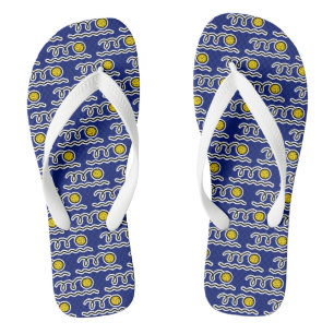 Chaussons de piscine balle de water-polo ou tongs