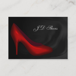 Chaussure cartes de visite de mode