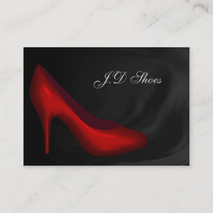 Chaussure cartes de visite de mode